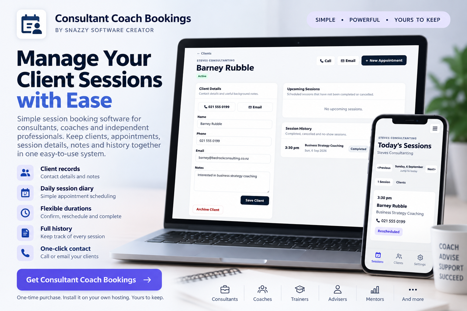 Consultant Coach Bookings