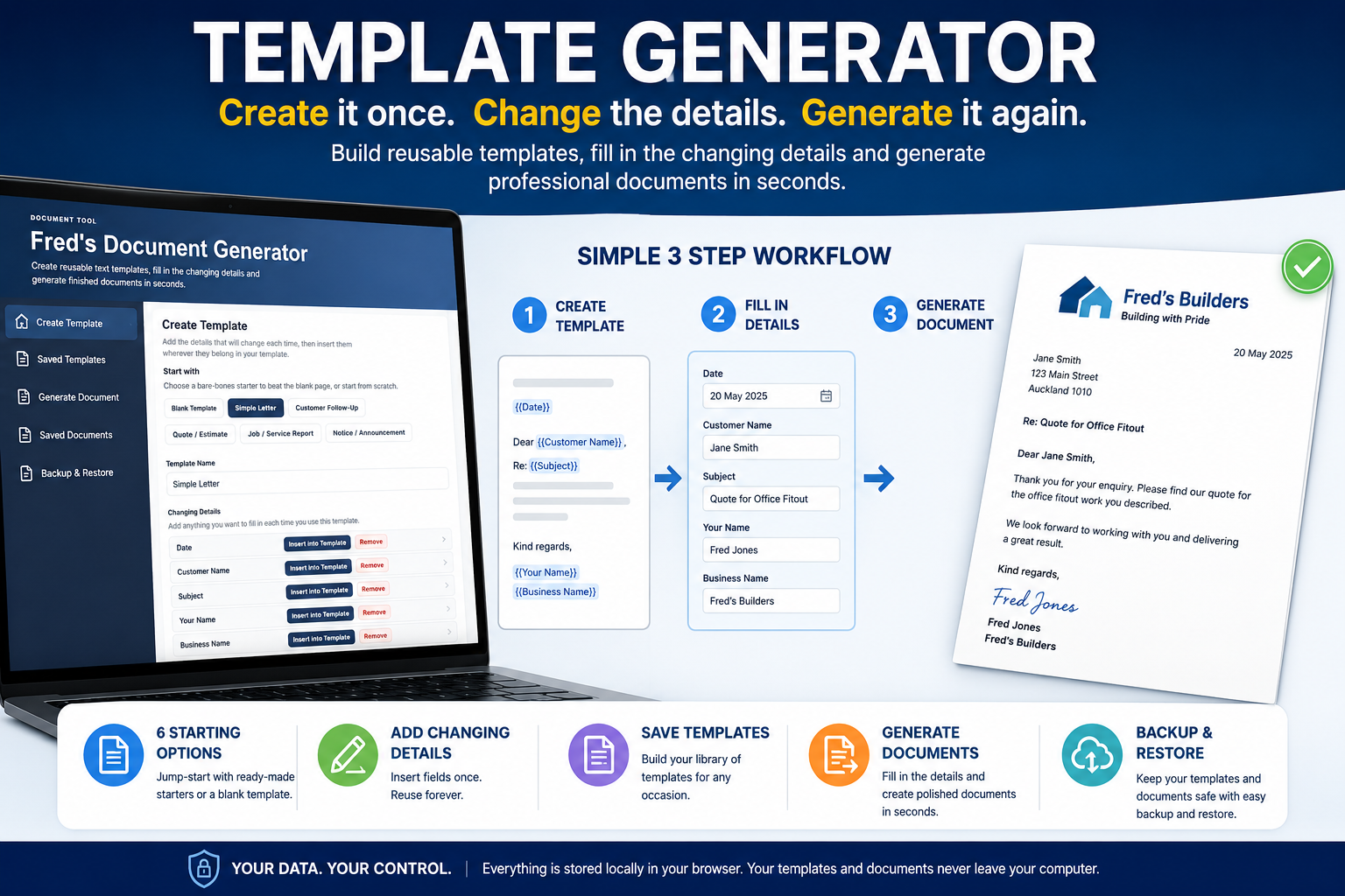Template Generator